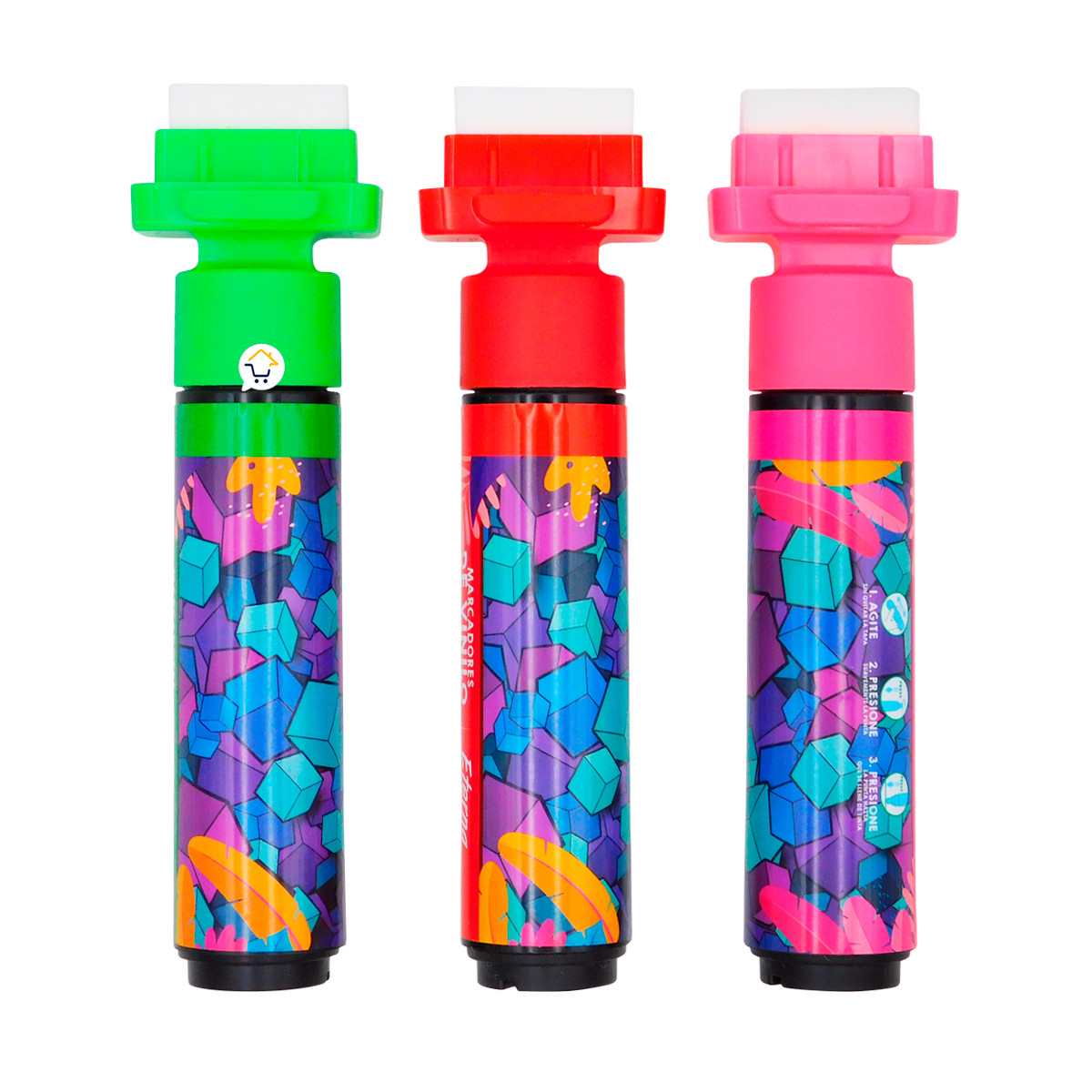 Miniatura 2 de Marcadores Vinilo X9 Punta Plana ET564